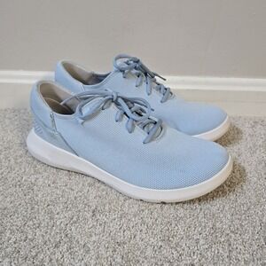 KIZIK Madrid‎ Eco-Knit HANDSFREE Shoes Men's Sz 8.5W Women's Sz 10W Blue